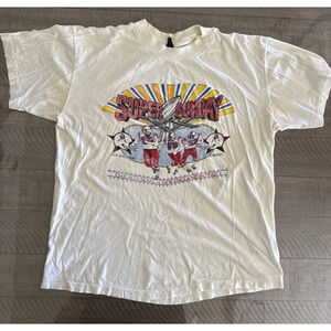 Chicago Bears T Shirt Vintage 80s 1985 Super Bowl XX Champions Made In USA